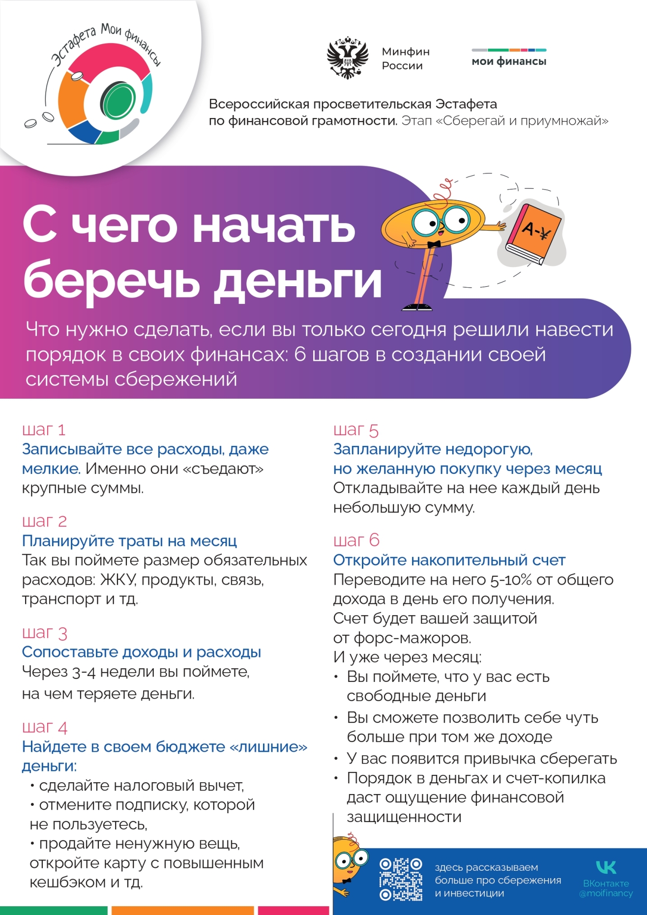 Плакат с чего начать беречь деньги page 0001